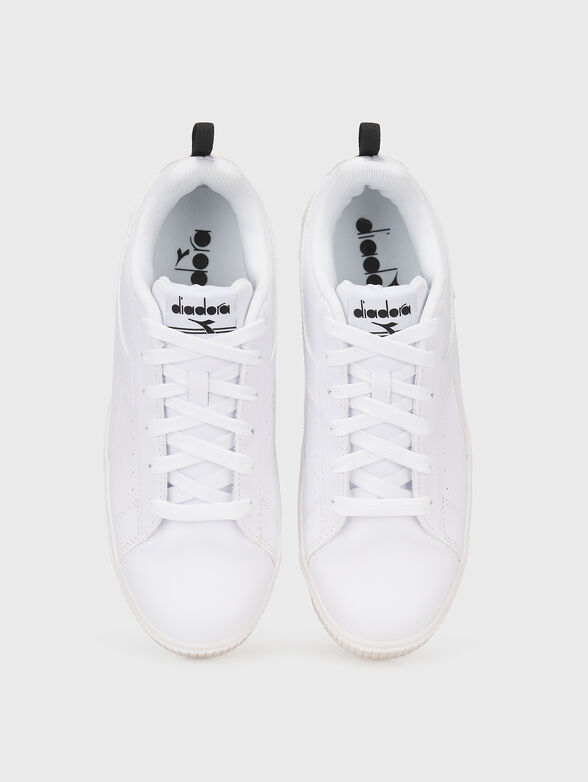 AMBER P white sneakers - 5