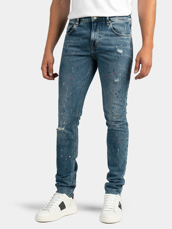 CHRIS Jeans with paint splatters and abrasions - 1