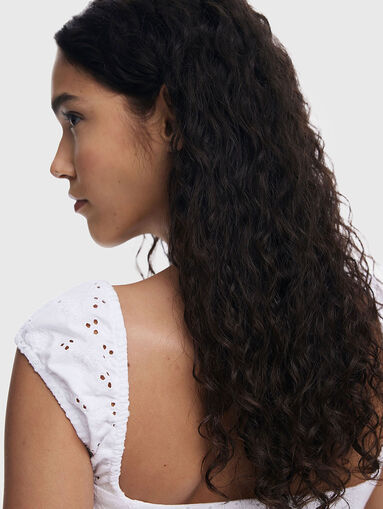 SARA embroidered midi dress - 3