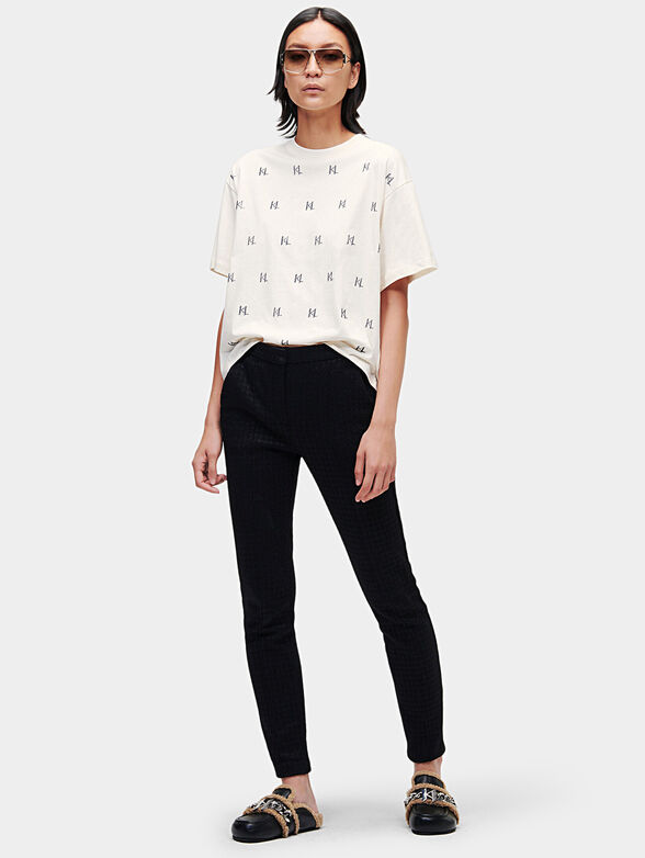 KARL MONOGRAM black T-shirt - 1