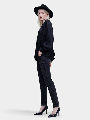 Jeans with rhinestones - 3