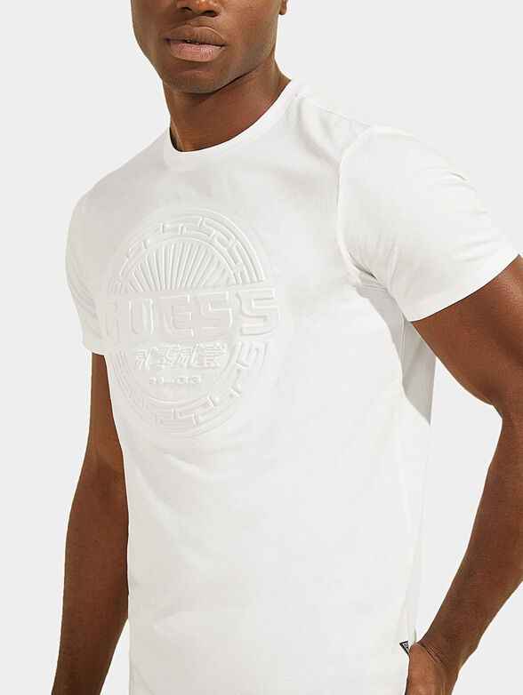 T-shirt with embossed logo - 3