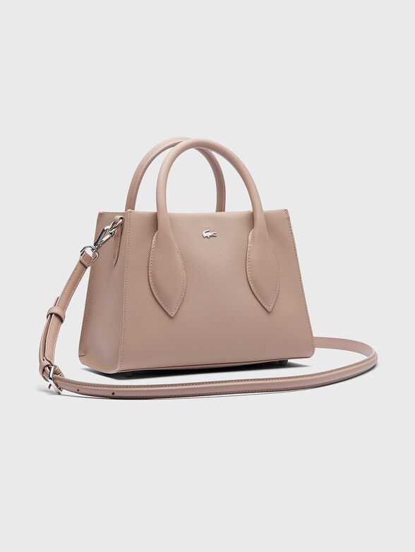 Beige bag with saffiano effect - 4