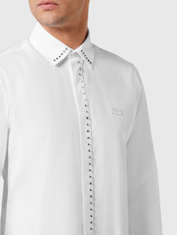 SUGAR DADDY black shirt with eyelets - 4