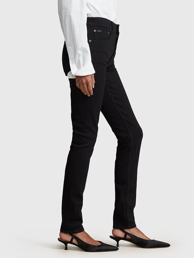 Black straight jeans - 3