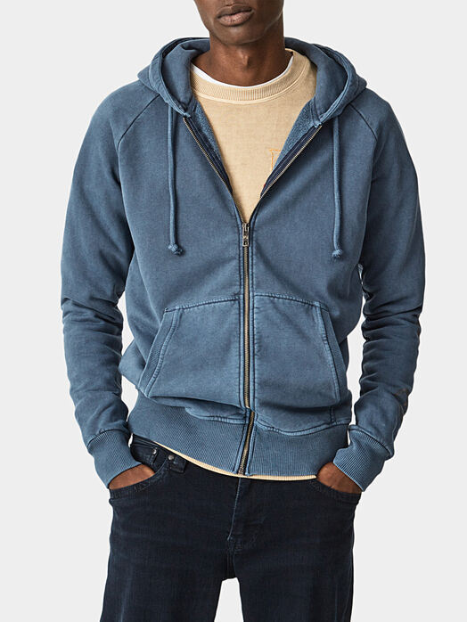 Sweatshirt with washed effect