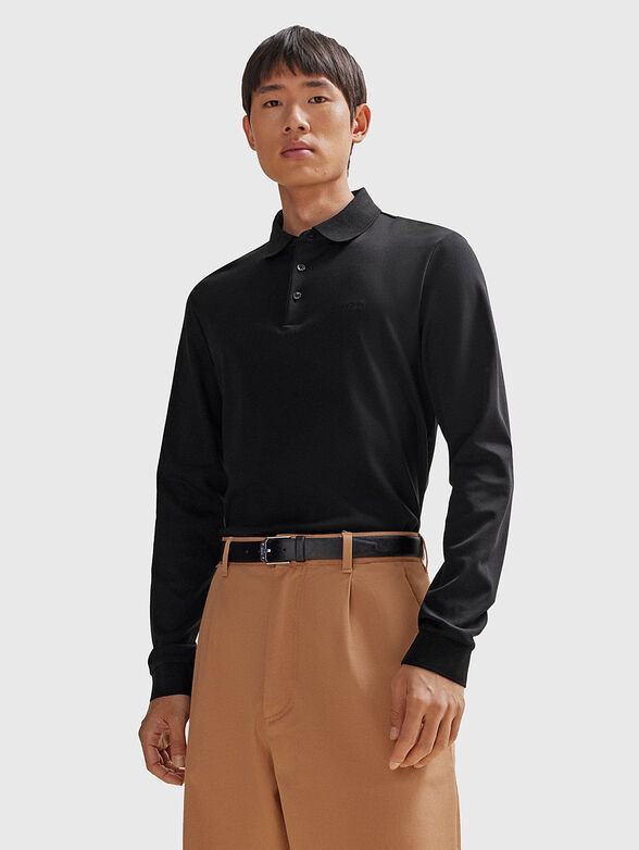 PADO polo shirt in black color - 1