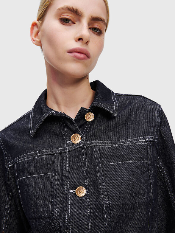 Short denim jacket  - 4