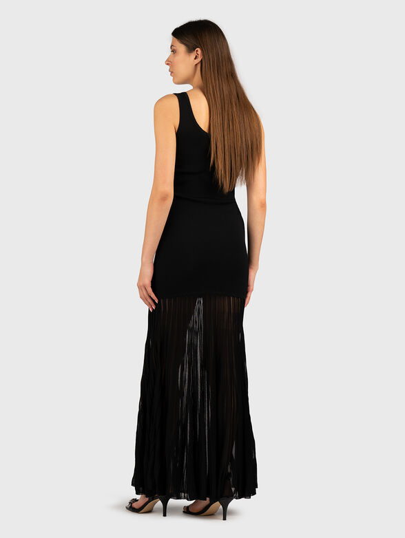 Maxi dress with sheer effect - 2