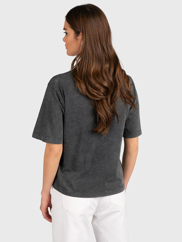 CELIA T-shirt  with rhinestone logo - 2