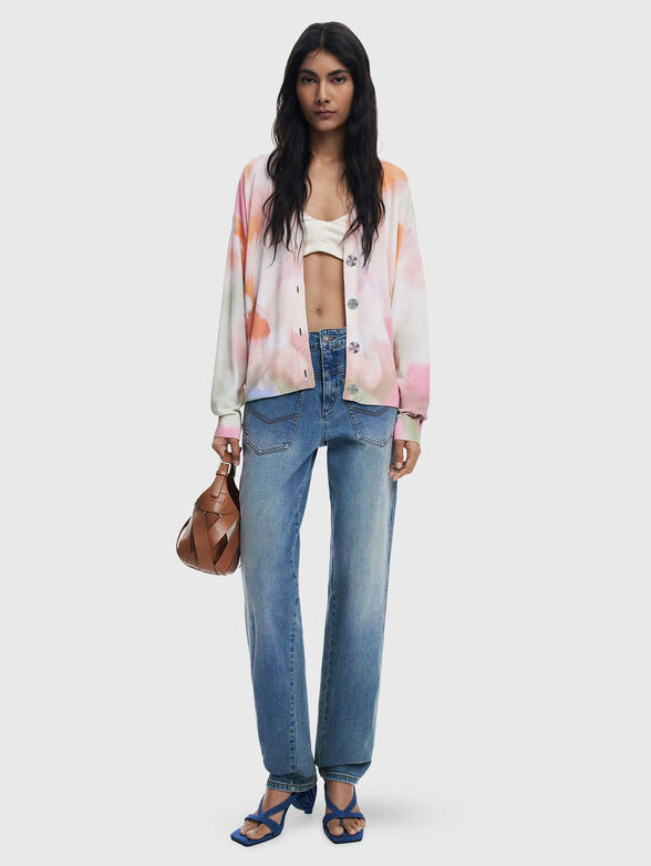 Cardigan with abstract print - 2