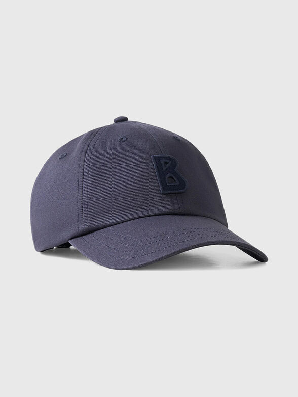 Black cap with a visor - 1