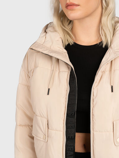 AMANDINE black cropped jacket with pockets - 4