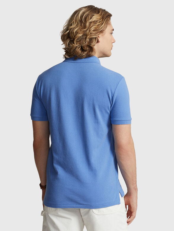 Polo-shirt with contrasting logo embroidery - 3