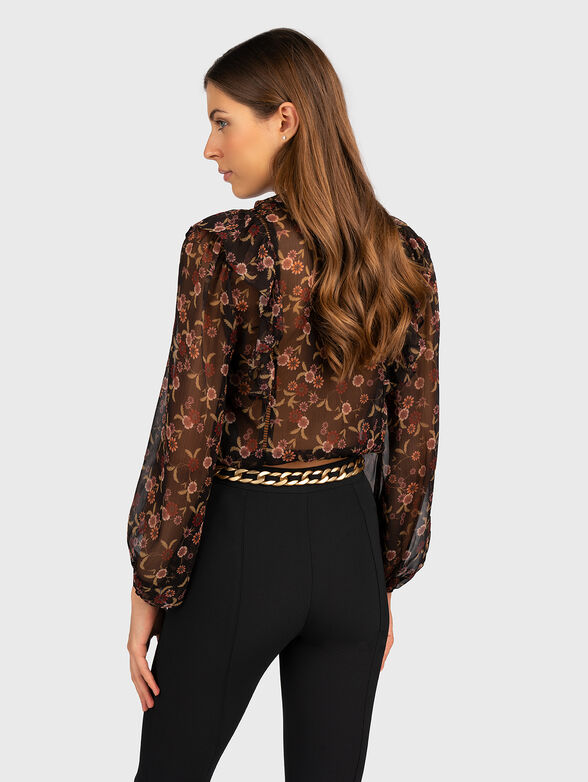DIONNE blouse with sheer effect - 3