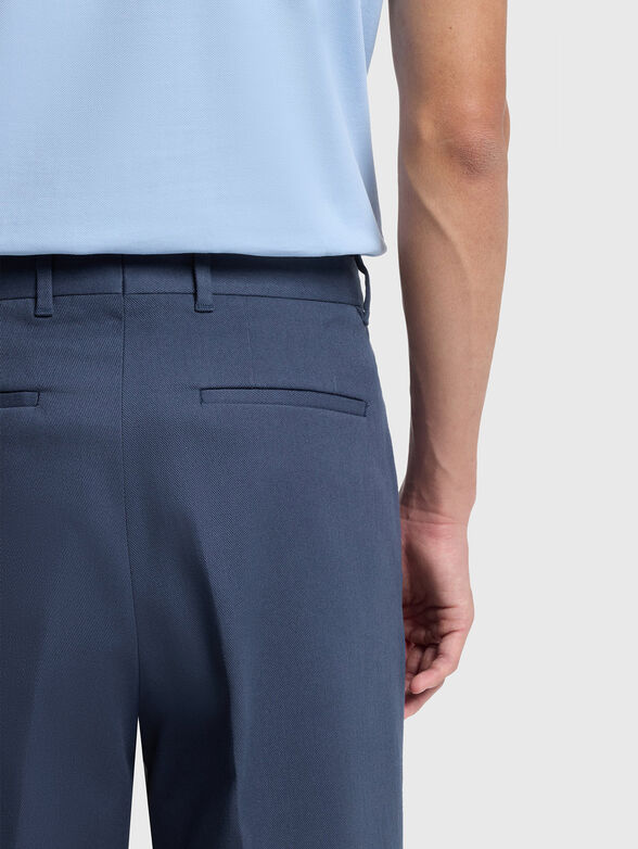 Cotton trousers with cuffs - 3