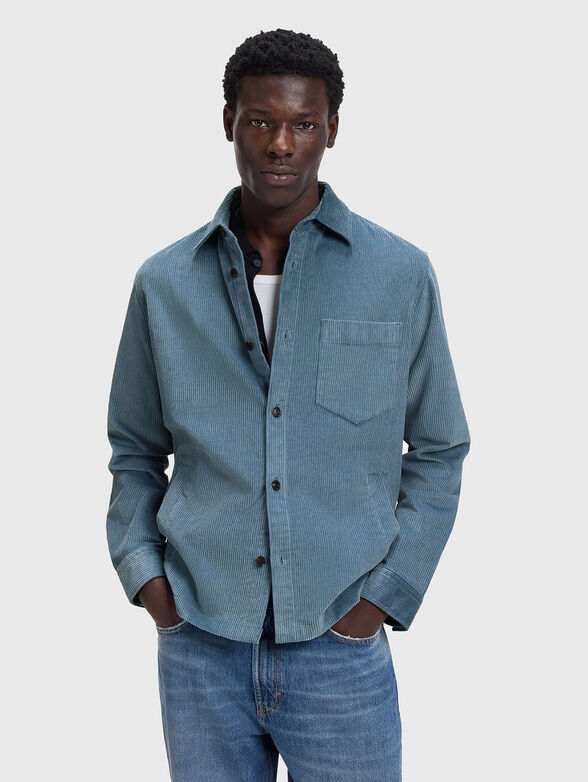 Corduroy overshirt - 1