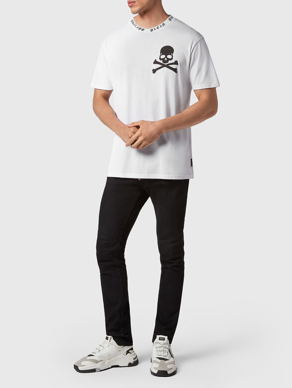SKULL & BONES T-shirt in black  - 4