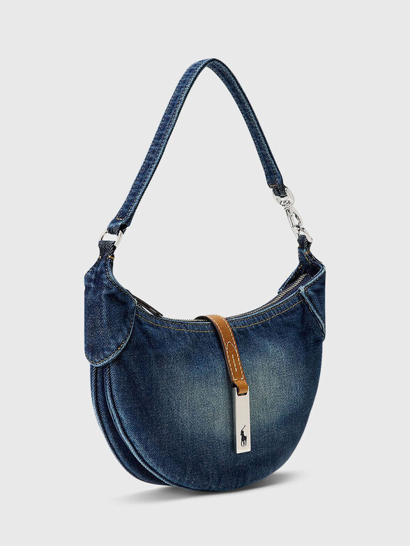 Denim mini shoulder bag - 4