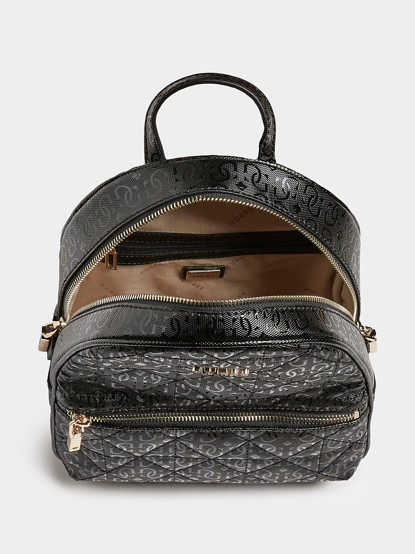 Haidee logo print backpack outlet