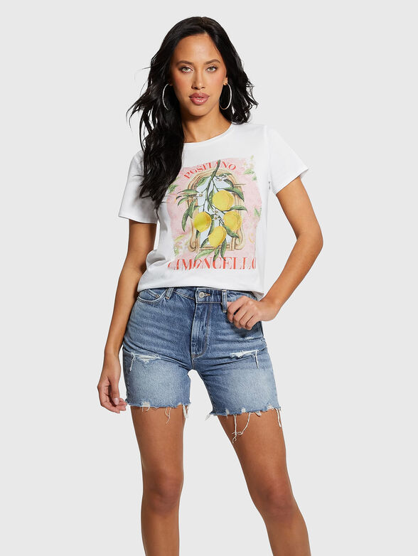 POSITANO LEMON white T-shirt - 1