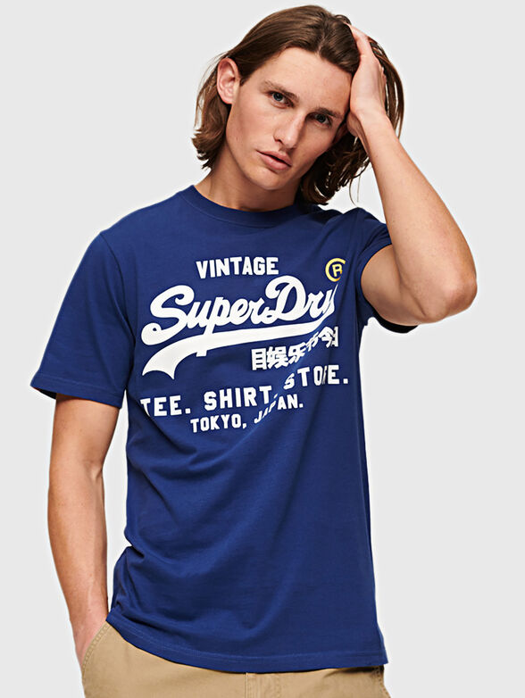 VINTAGE T-shirt with contrast print - 1