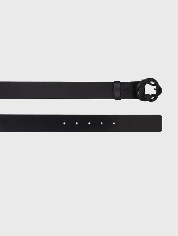 Black belt with accent buckle - 2