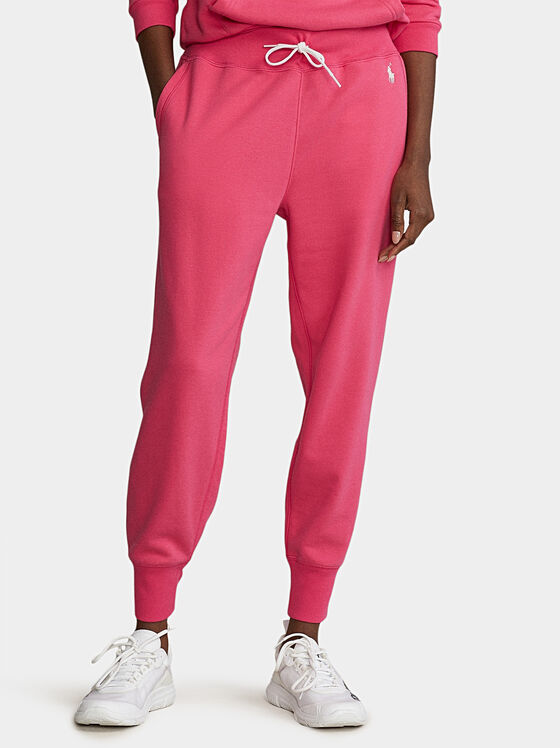 Спортен панталон в розов цвят - 1