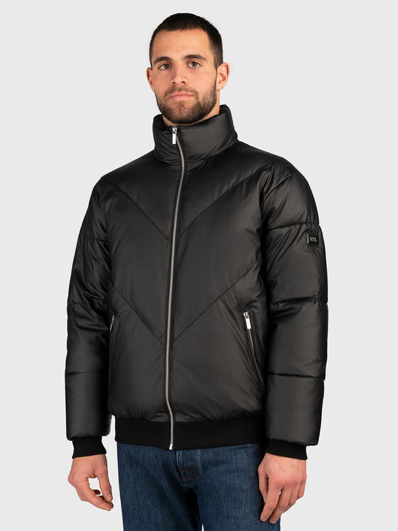 Black puffer jacket - 1