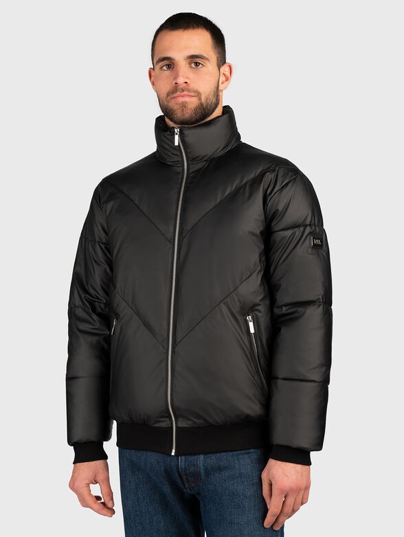 Black puffer jacket - 1