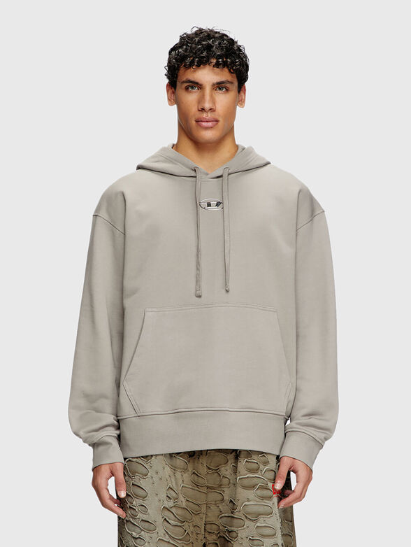 S-MACS-HOOD-OD sweatshirt with logo - 1