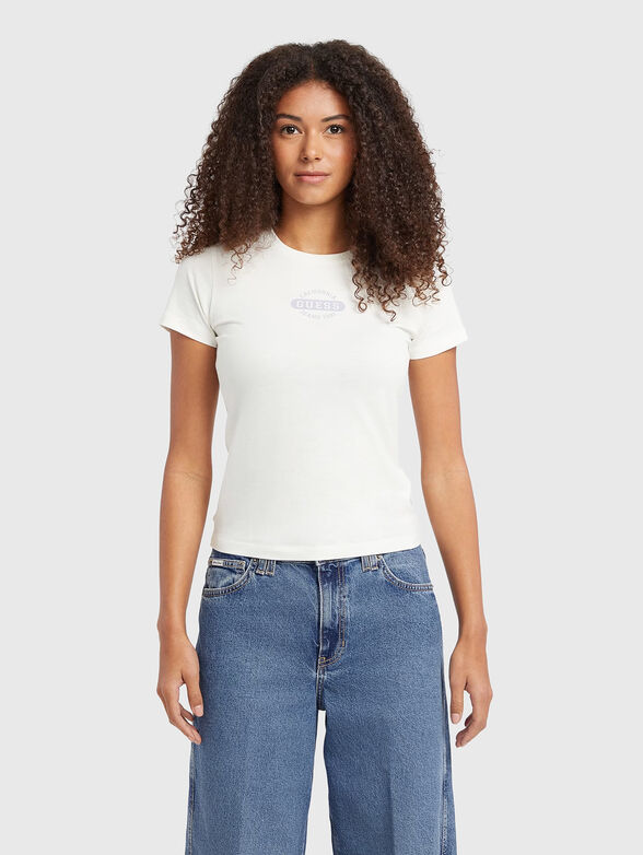 Crew neck slim T-shirt - 1