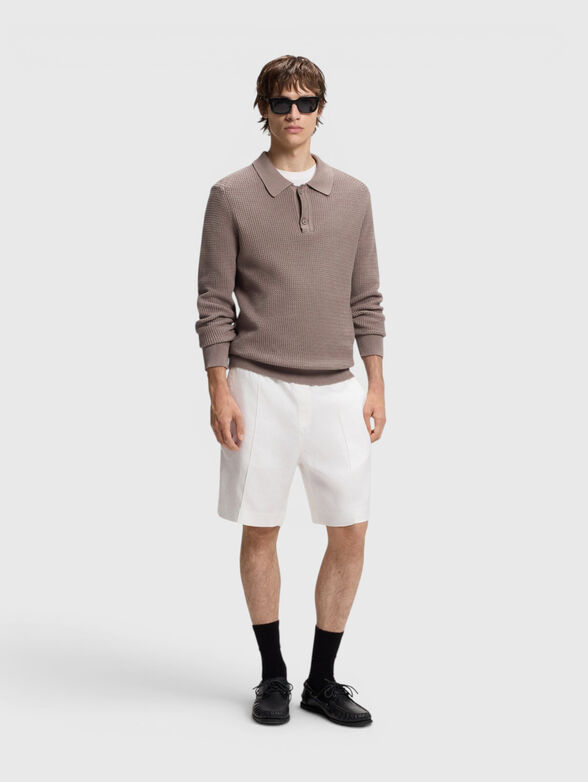 Linen-blend shorts - 4