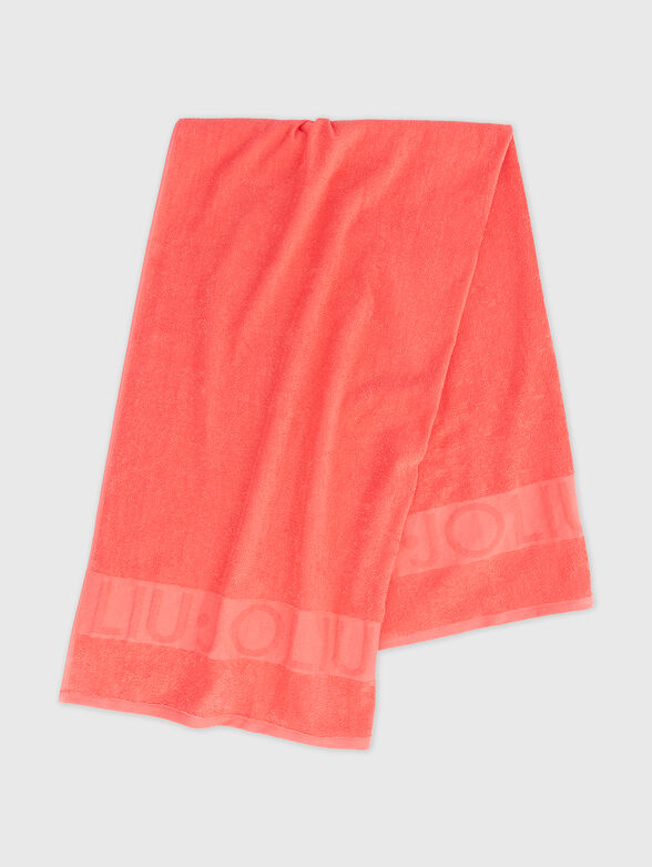 Coral beach towel - 2