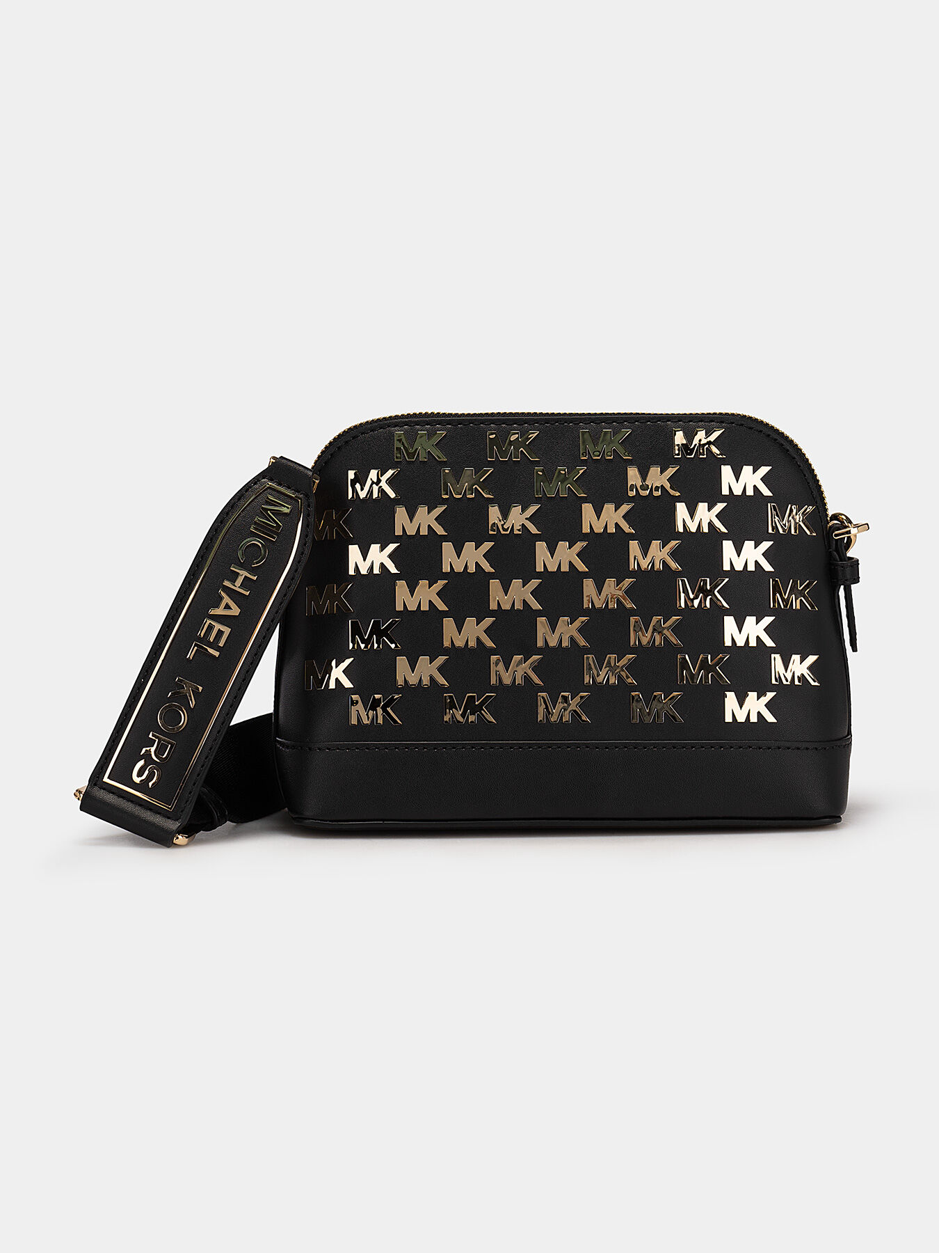 Black bag with gold logo accent brand MICHAEL KORS
