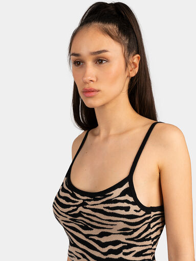 Long knitted dress - 4