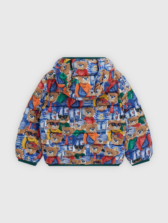 Multicolored hooded jacket - 1