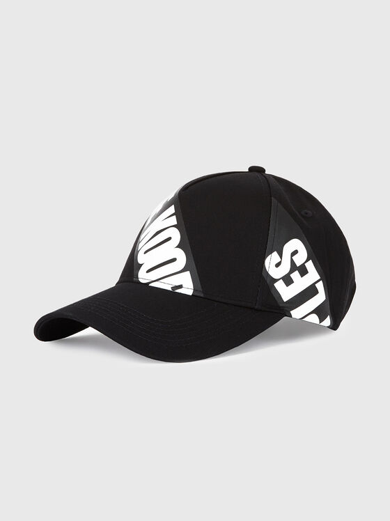 Бейзболна шапка с лого детайл - 1