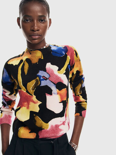 ABBOTSFORD sweater with abstract print - 4
