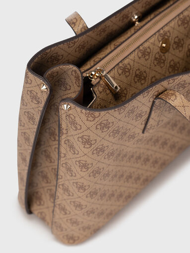 Large bag with monogram print  - 5
