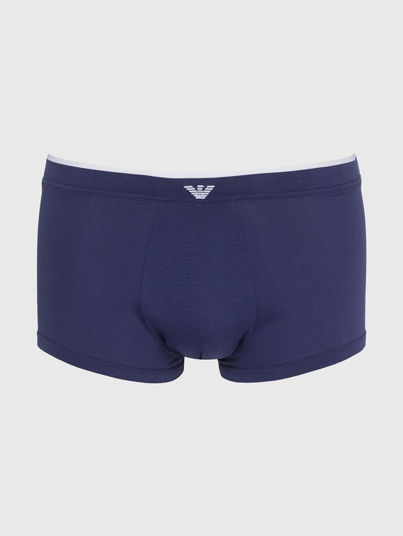 Cotton boxer shorts with logo - 1