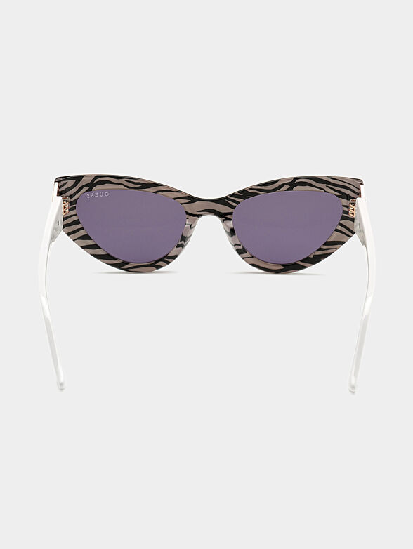Sun glasses with animal print - 4