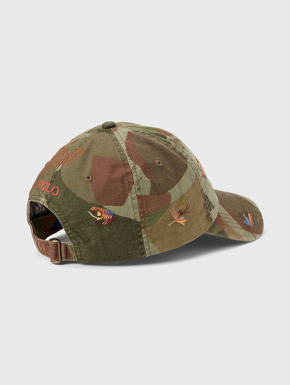 Cap with visor and accent embroidery - 2