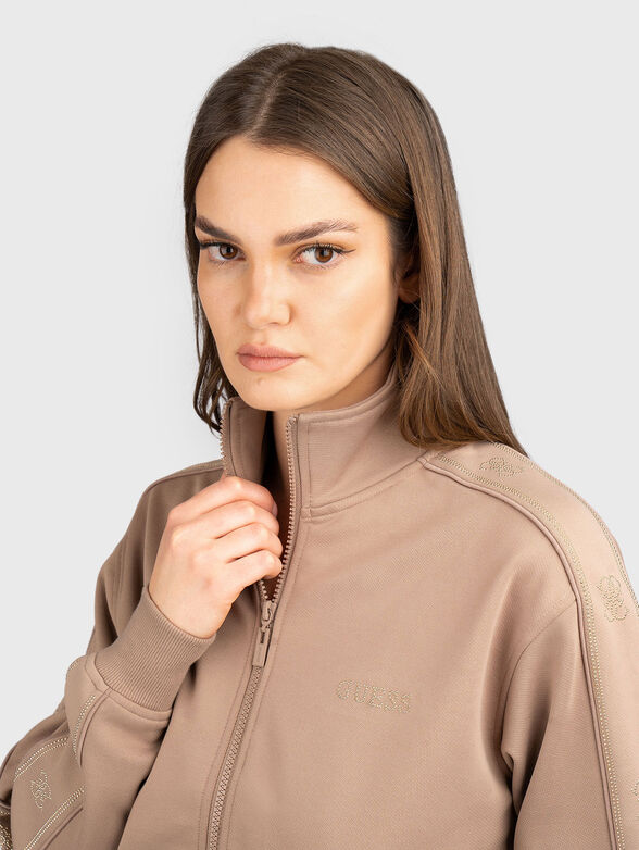 OCTAVIA sweatshirt with zip - 4