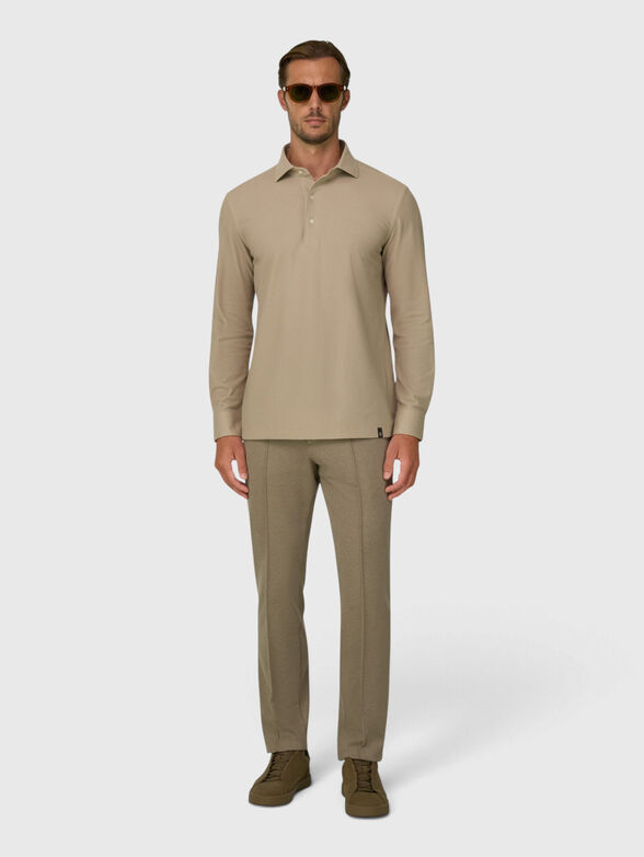Cotton regular fit trousers - 3