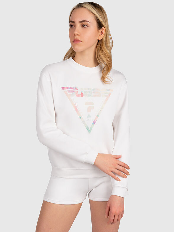 EMELY sweatshirt with multicolor logo print - 1