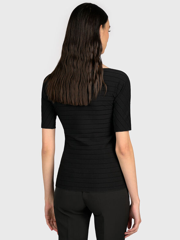 Viscose blouse with short sleeves  - 3