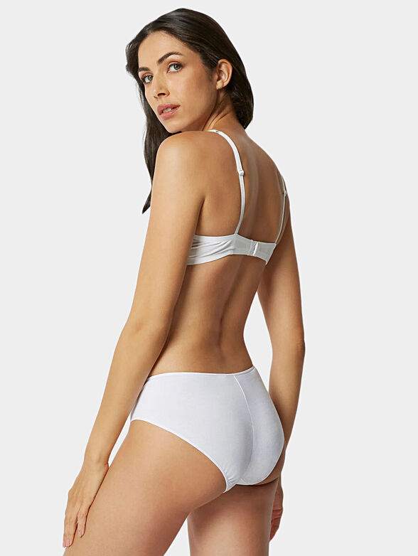 NEW COTONE RIMAGLIATO beige bikini with high waist - 2