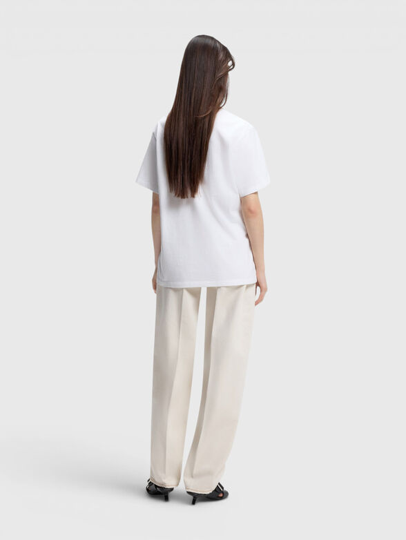 Cotton jersey T-shirt with logo - 3