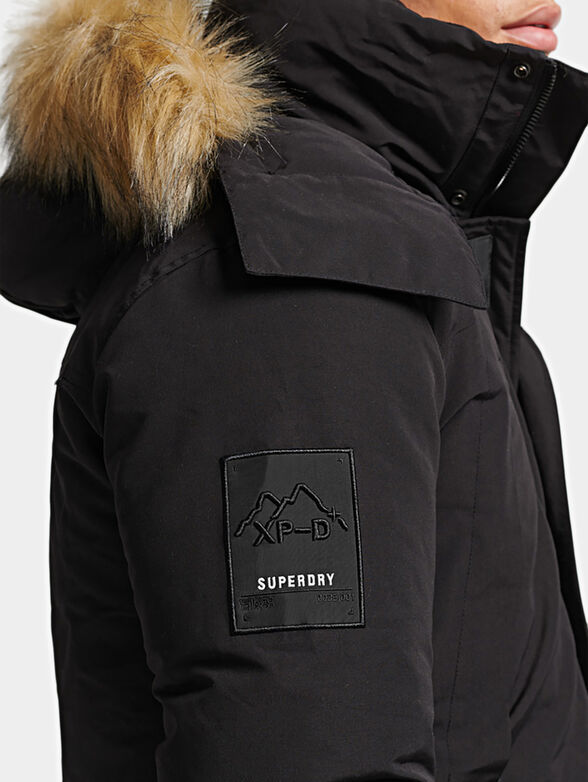 CODE XPD EVEREST black parka with hood - 4